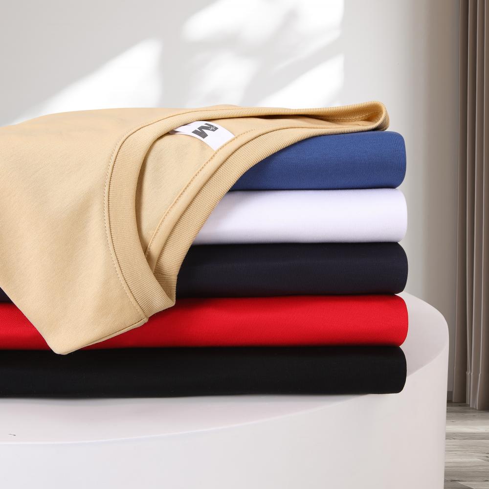 50支高端液氨棉纯棉夏季圆领短袖T恤 YS-2366(图5) 13404967828791007.jpeg