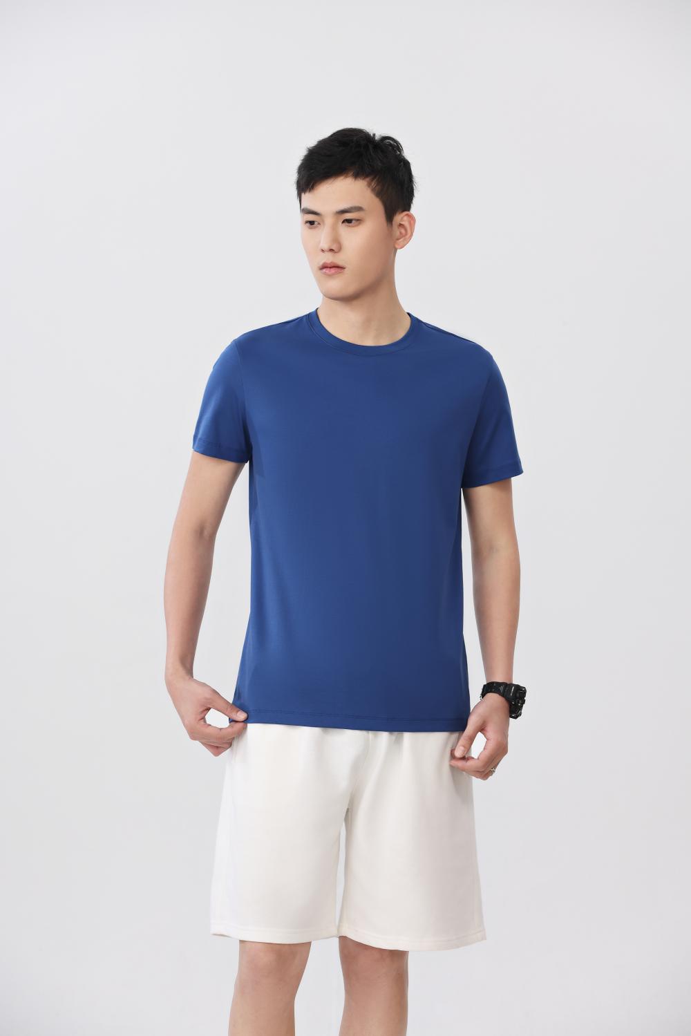 50支高端液氨棉纯棉夏季圆领短袖T恤 YS-2366(图10) 13404967836074283.jpeg