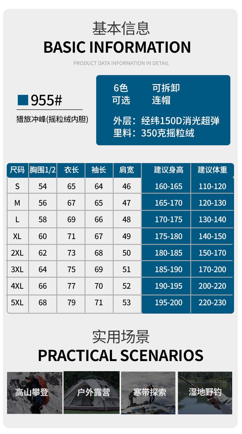多兜工装款两件套摇粒绒内胆三合一冲锋衣YS-955(图1) 13405400943209963.jpeg