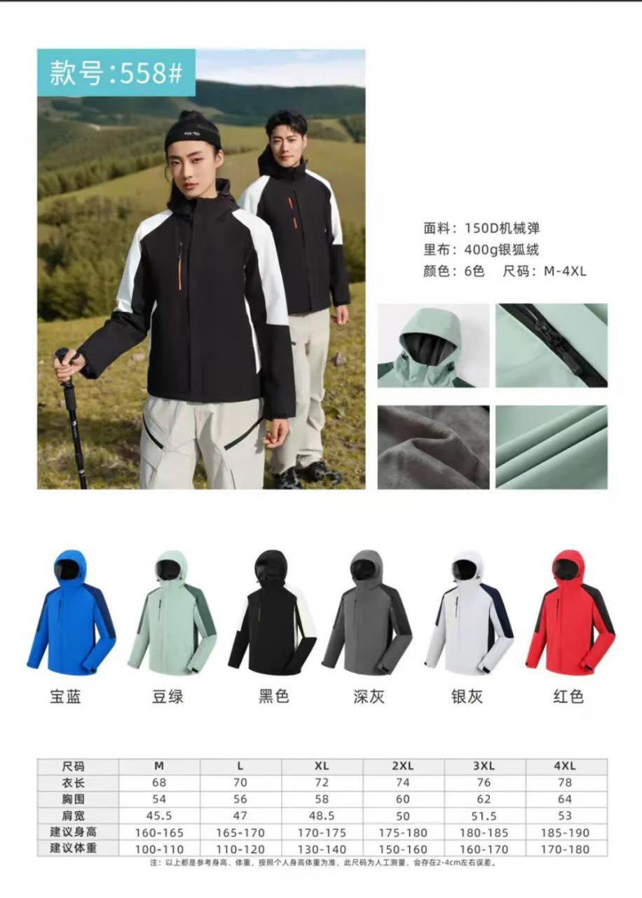 冬季加厚银狐绒一体拼色冲锋衣YS-558(图5) 13405402092007220.jpeg