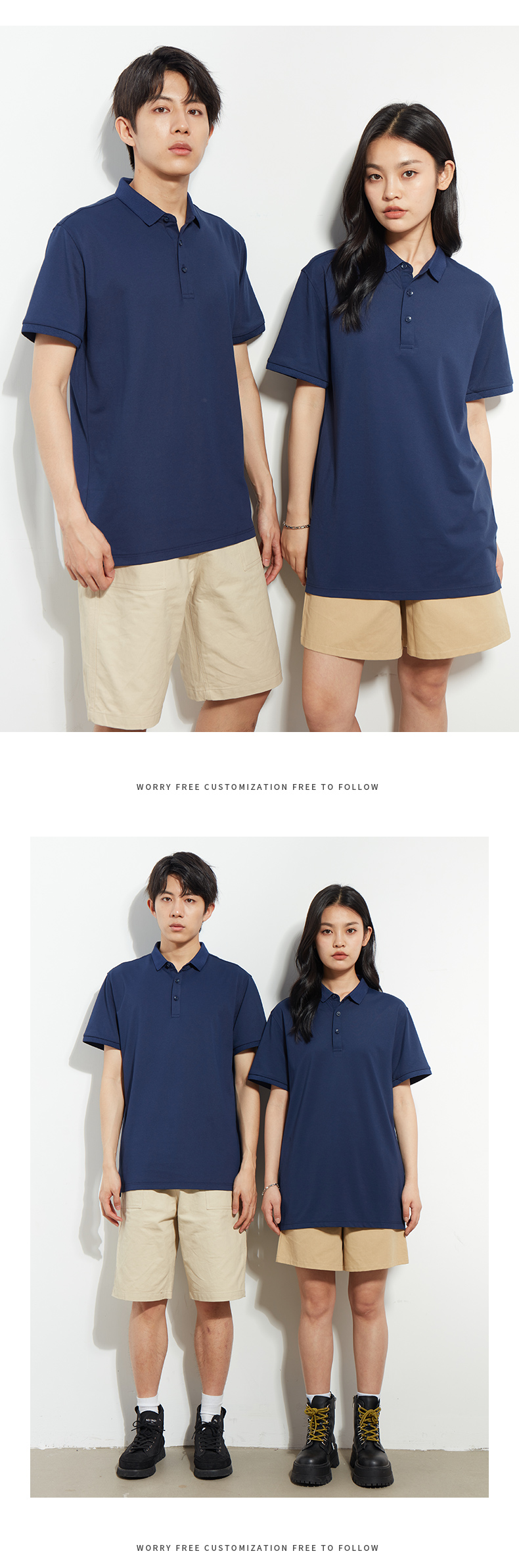 190g40支超爽兰精棉纯色蜂窝领POLO开叉下摆CF552男(图12) 13405829703549606.jpeg