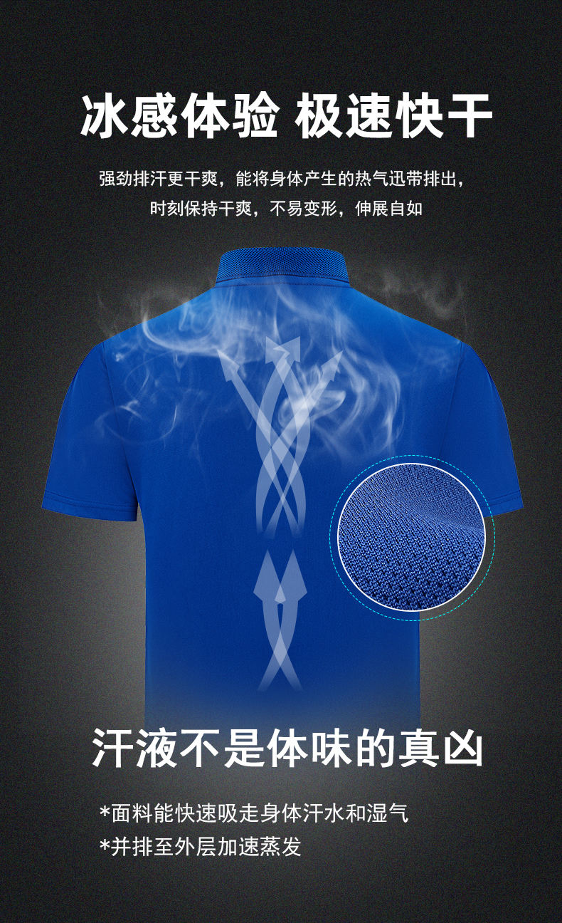 180g德国鲁道夫速干提花针眼布翻领短袖POLO衫CF888(图2) 13405825489380125.jpeg