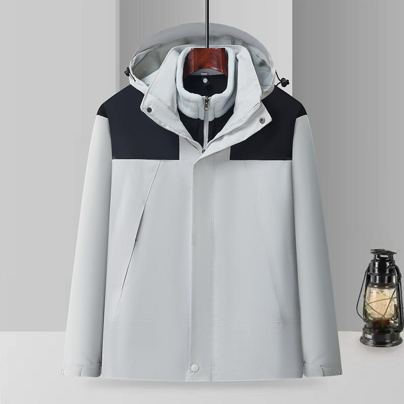 户外休闲摇粒绒内胆三合一冲锋衣两件套CF-GT3-23658