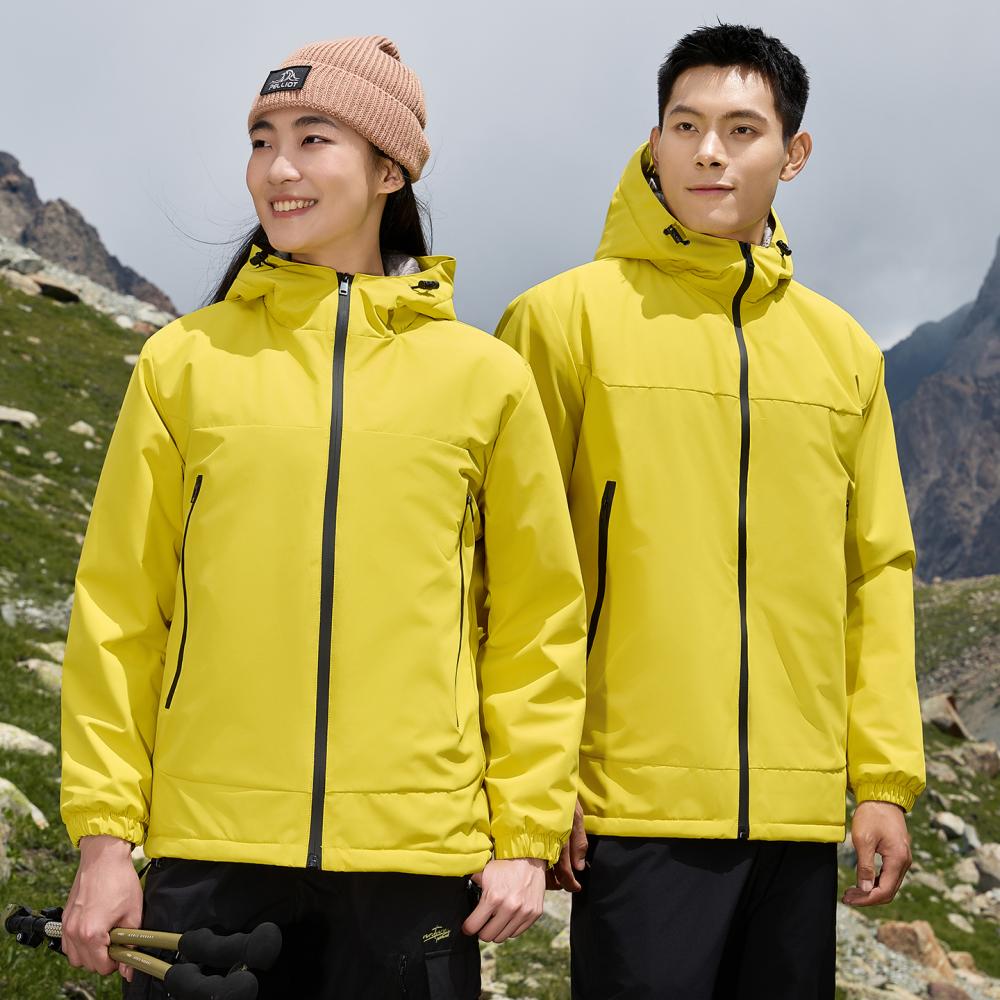 户外冬季加绒超柔一体式纯色冲锋衣CF-GT3-C765