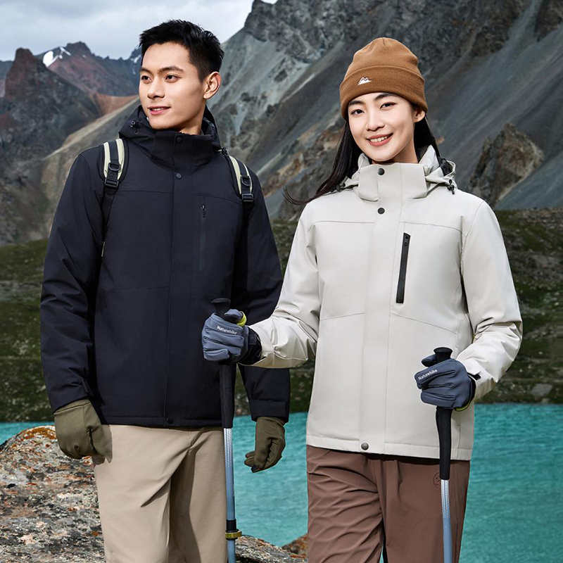 户外白鸭绒加厚羽绒一体式冲锋衣CF-GT3-C766