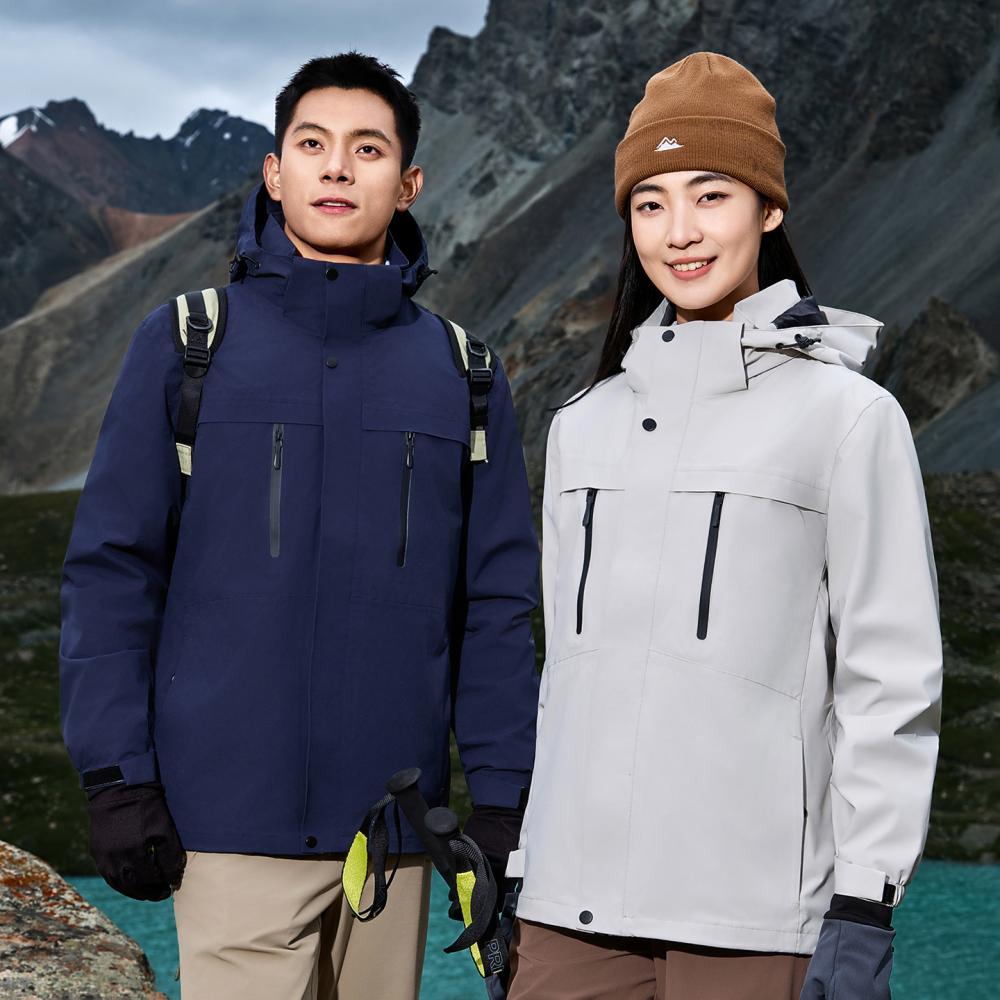 户外三防升级羽绒内胆三合一冲锋衣白鸭绒内胆两件套CF-GT3-C768